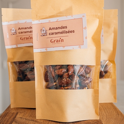 Amandes caramélisées