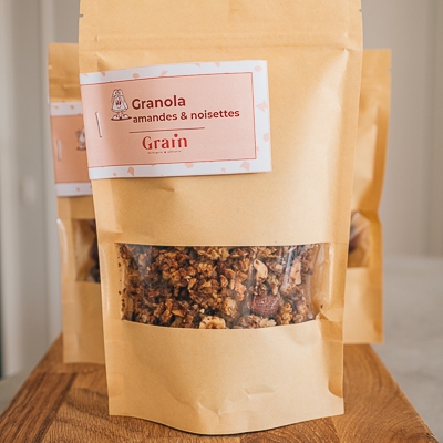 Granola amandes noisettes