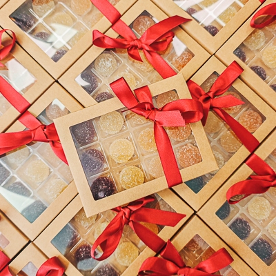 Boite de pâtes de fruits maison