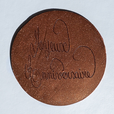Plaquette anniversaire